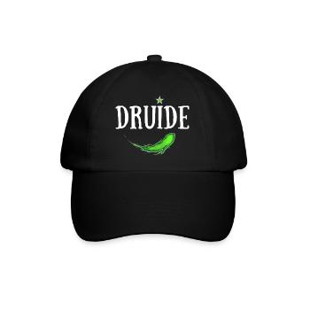 DRUIDE MAGIE VERTE - Casquette classique - noir/noir - Devant