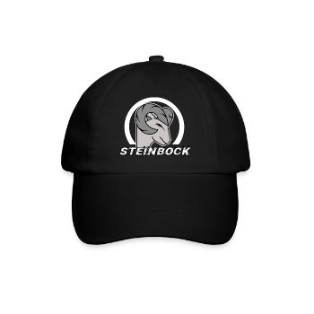 Himmel Astrologie Horoskop Steinbock Sternzeichen - Baseballkappe - Schwarz/Schwarz - Vorne