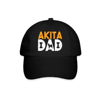 American Akita Inu - Baseball Cap - black/black - Front