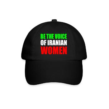 Be the voice of iranian women - Baseball Cap - black/black - Front