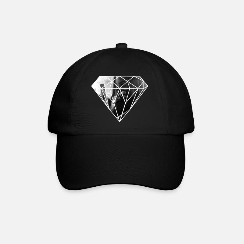 NRNF Diamond Design - Baseballkappe - Schwarz/Schwarz