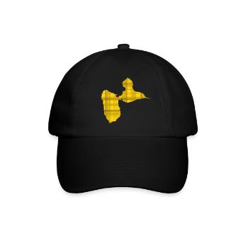 Guadeloupe - Baseballkappe - Schwarz/Schwarz - Vorne