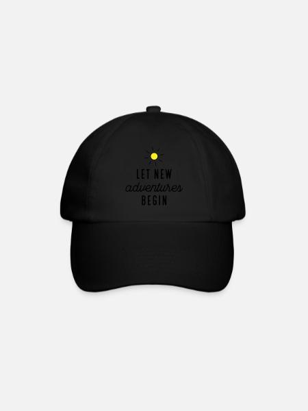 Aventure ou nouveau départ - Casquette classique - noir/noir