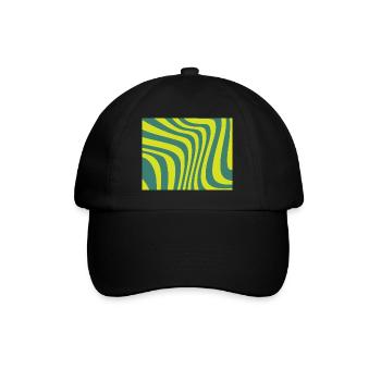 Ondes vertes - Casquette classique - noir/noir - Devant