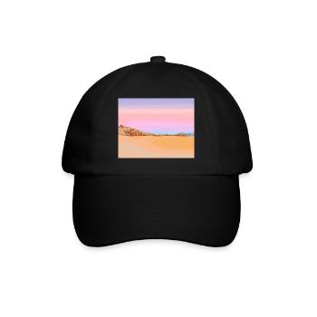 Landscapes #1: the dessert - Baseball Cap - black/black - Front