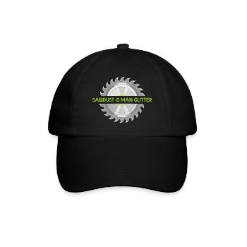 La sciure de bois est paillettes pour l’homme - Casquette classique - noir/noir - Devant