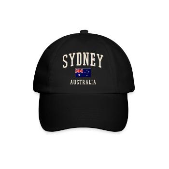 Sydney Australia Vintage - Baseball Cap - black/black - Front