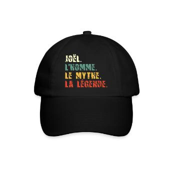 Joël l homme le mythe la légende - Casquette classique - noir/noir - Devant