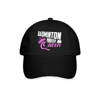 Badminton Queen Player Femme Fille - Casquette classique - noir/noir - Devant
