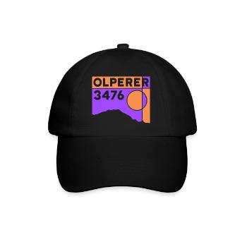 Olperer North Ridge Bridge Crossing Hike - Baseball Cap - black/black - Front