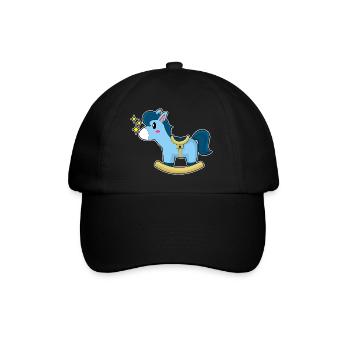 Cute Rocking Horse - Baseball Cap - black/black - Front