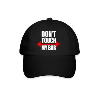 Dont touch my bar - Casquette classique - noir/noir - Devant