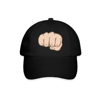 Fist - Baseball Cap - black/black - Front