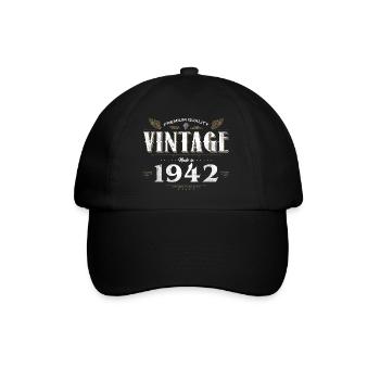 82 Years Old Vintage 1942 Limited Edition 82nd - Baseball Cap - black/black - Front