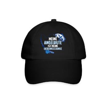 Angler Fishing Fishing Rod Fishing - Baseball Cap - black/black - Front