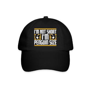 Je ne suis pas petit, je suis pingouin taille Dabbing Dab Dance - Casquette classique - noir/noir - Devant