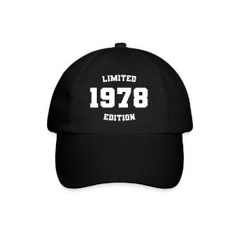 Limitierte Auflage 1978 - Baseballkappe - Schwarz/Schwarz - Vorne