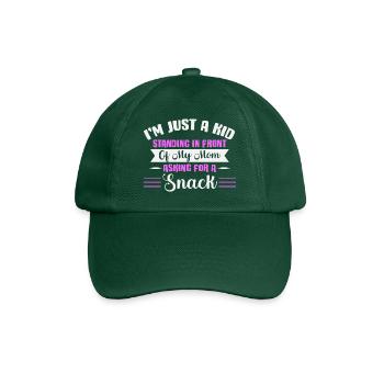 Je ne suis qu’un enfant debout devant ma mère - Casquette classique - vert bouteille - Devant