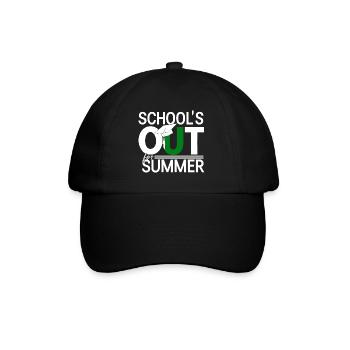 Sommerferien Schulende School`s Out For Summer - Baseball Cap - black/black - Front