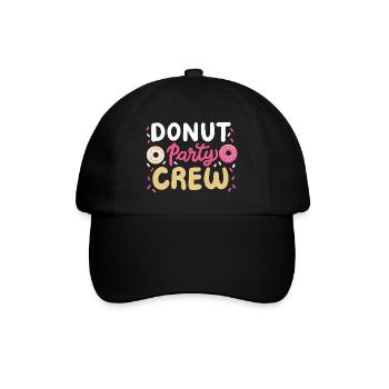 Donut-Party-Matching - Baseballkappe - Schwarz/Schwarz - Vorne