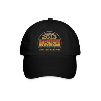 November 2013 - Birthday Gift November 2013 - Baseball Cap - black/black - Front