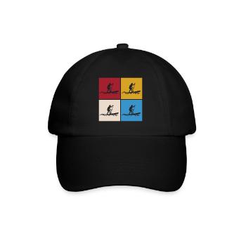 Stand Up Paddle SUP - Casquette classique - noir/noir - Devant