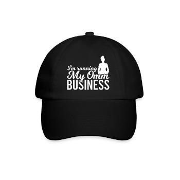 Blague sur le professeur de yoga - Casquette classique - noir/noir - Devant
