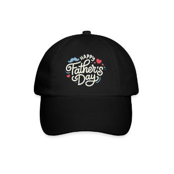 Fathers day - Casquette classique - noir/noir - Devant