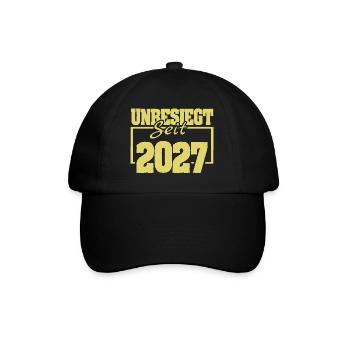 since 2027 - Baseball Cap - black/black - Front
