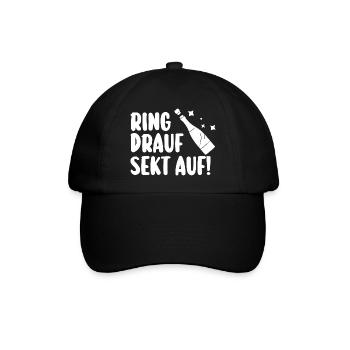 Bachelor Party Team Bride Hen Party - Baseball Cap - black/black - Front