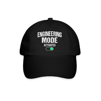 Mechanical Engineering Mechanical Engineer - Baseball Cap - black/black - Front