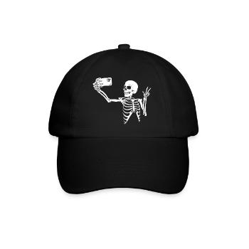 Un dernier selfie  - Casquette classique - noir/noir - Devant
