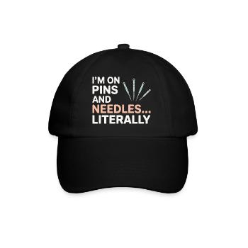 Je suis sur des fourmillements professionnels, acupuncteur professionnel - Casquette classique - noir/noir - Devant