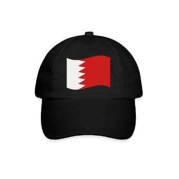 Bahrain Flag - Baseball Cap - black/black - Front
