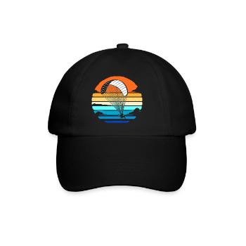 Parapente en parachutisme - Casquette classique - noir/noir - Devant
