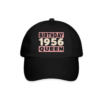 Biker 70 years old 1956 Anniversary - Baseball Cap - black/black - Front