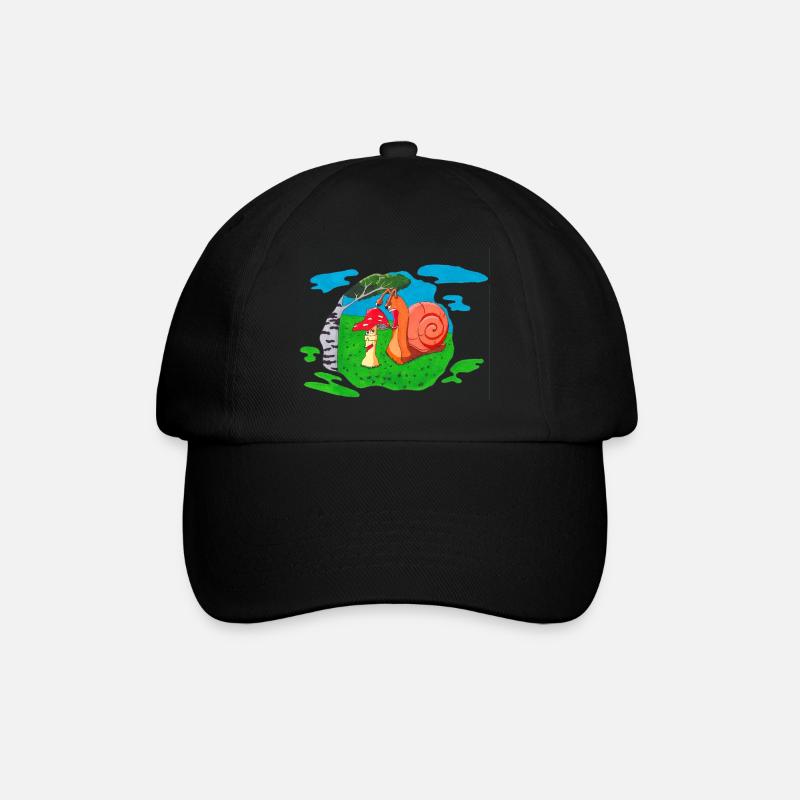 Front champignon - Casquette classique - noir/noir
