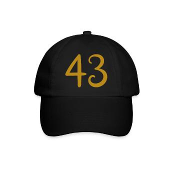 43 - Baseball Cap - black/black - Front