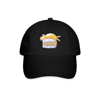Energy Saving Strategy Mascot - Baseball Cap - black/black - Front