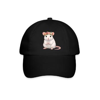 Rat - Baseball Cap - black/black - Front