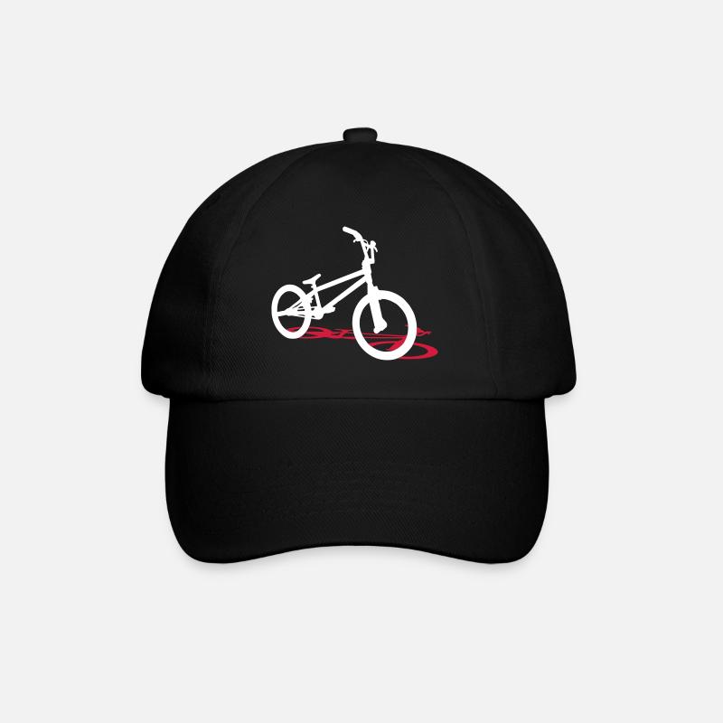 bmx bicycle - Baseball Cap - black/black
