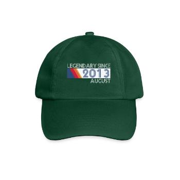 Retro SiFi Legendary depuis août 2013 - Jour de naissance - Casquette classique - vert bouteille - Devant