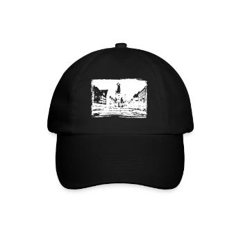 Hercules fountain Augsburg - Baseball Cap - black/black - Front