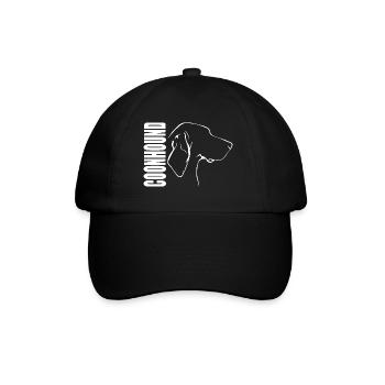 COONHOUND Profil Chiens Chien Wilsigns - Casquette classique - noir/noir - Devant