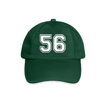 56 - Baseballkappe - Flaschengrün - Vorne