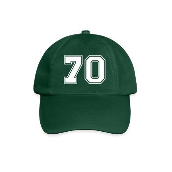 70 - Baseballkappe - Flaschengrün - Vorne