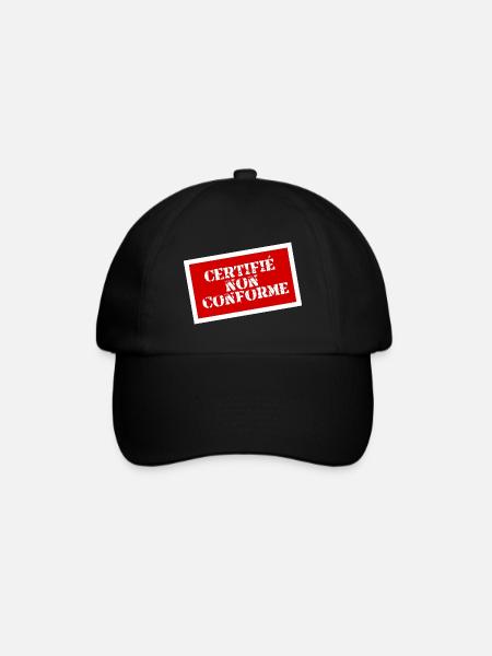 certifié non conforme - Casquette classique - noir/noir