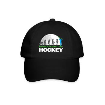 hockey feldhockey hockey-evolution fieldhockey - Baseballkappe - Schwarz/Schwarz - Vorne
