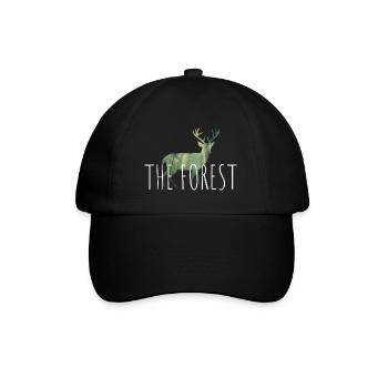 The Forest - Baseballkappe - Schwarz/Schwarz - Vorne