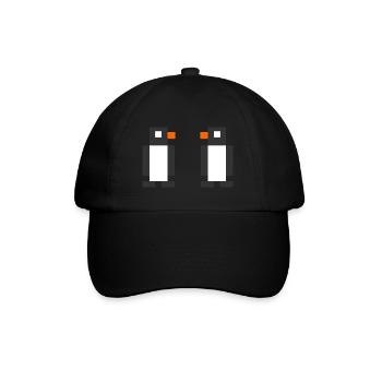 Digital penguins - Baseball Cap - black/black - Front